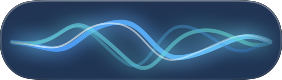 The Mini layout of the floating panel: a short dark pill holding only the moving waveform of a voice.